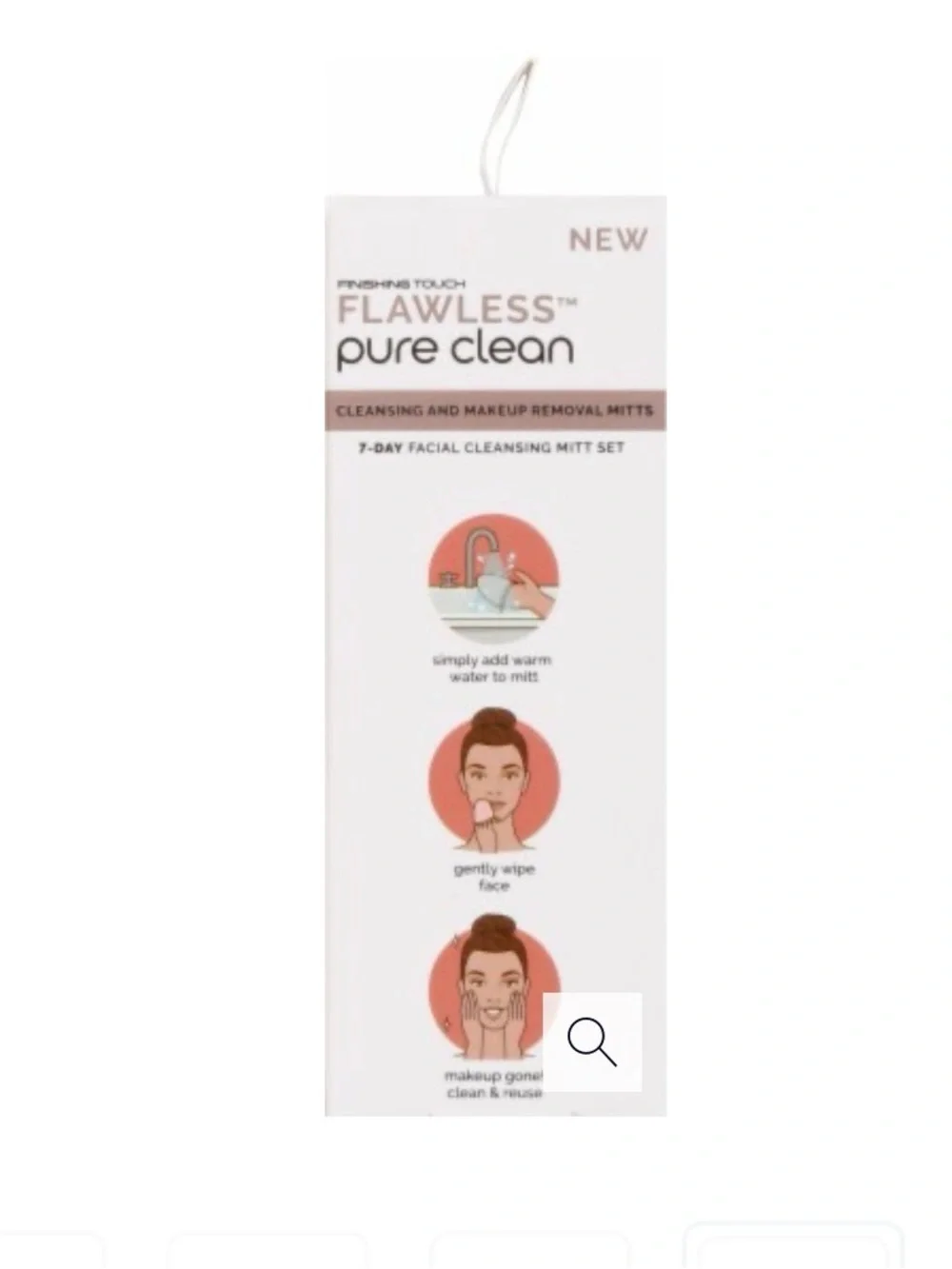 FINISHING TOUCH FLAWLESS PURE CLEAN MAKEUP REMOVER (NEW WITH TAGS)